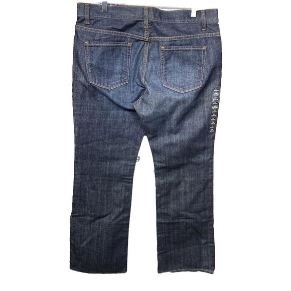 Vintage GAP Low Rise Bootcut Denim Blue Jeans Size 14 Made In USA - Picture 4 of 5